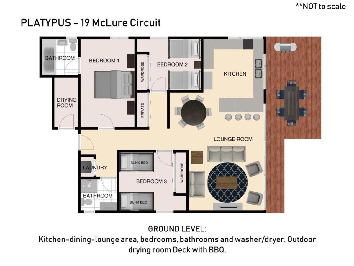 진다바인 Platypus 19 Mclure Circuit 빌라 외부 사진